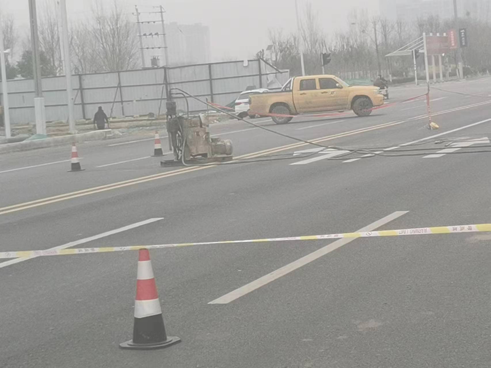 玉屏公路路基沉陷注浆